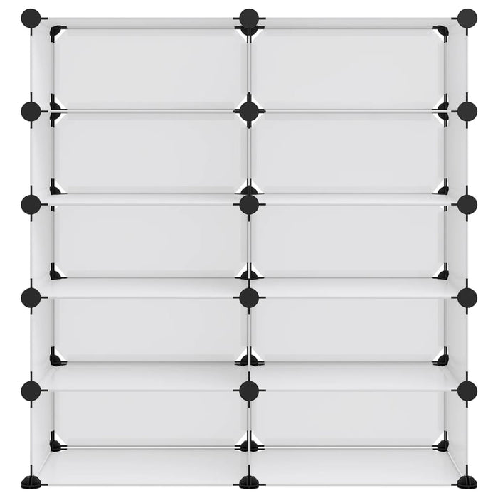Suport de pantofi, transparent, 84x32x88,5 cm, PP - WALTI WALTI