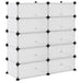 Suport de pantofi, transparent, 84x32x88,5 cm, PP - WALTI WALTI