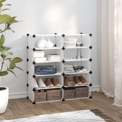Suport de pantofi, transparent, 84x32x88,5 cm, PP - WALTI WALTI