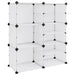 Suport de pantofi, transparent, 84x31,5x93 cm, PP - WALTI WALTI