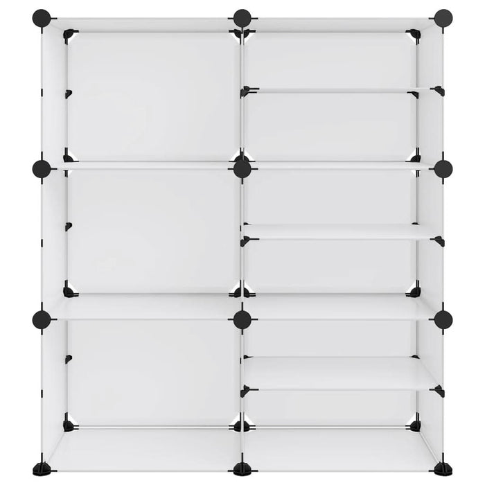 Suport de pantofi, transparent, 84x31,5x93 cm, PP - WALTI WALTI