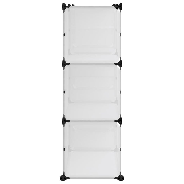 Suport de pantofi, transparent, 84x31,5x93 cm, PP - WALTI WALTI