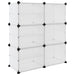 Suport de pantofi, transparent, 84x31,5x93 cm, PP - WALTI WALTI