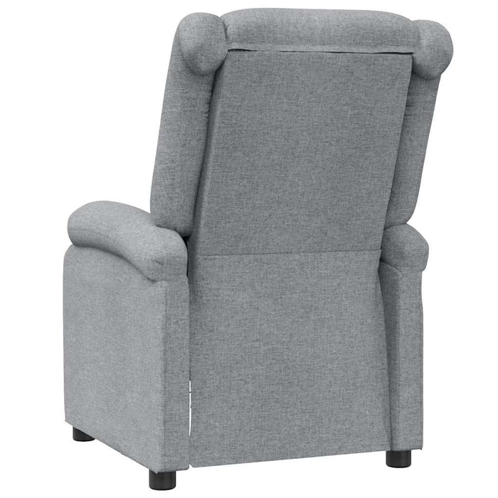 Fotoliu de masaj, gri deschis, material textil - WALTI WALTI