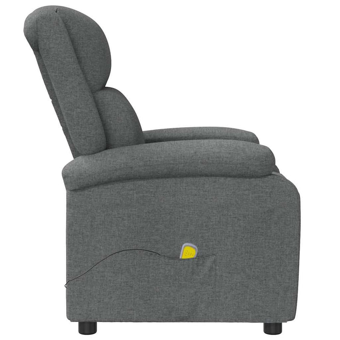 Fotoliu de masaj, gri închis, material textil - WALTI WALTI