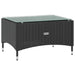 Set mobilier de grădină cu perne, 8 piese, negru, poliratan - WALTI WALTI