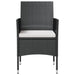 Set mobilier de grădină cu perne, 16 piese, negru, poliratan - WALTI WALTI