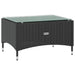 Set mobilier de grădină cu perne, 16 piese, negru, poliratan - WALTI WALTI