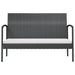 Set mobilier de grădină cu perne, 8 piese, negru, poliratan - WALTI WALTI