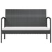 Set mobilier de grădină cu perne, 16 piese, negru, poliratan - WALTI WALTI