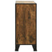 Dulapuri de depozitare 2 buc. maro rustic 72x36x82 cm metal/MDF - WALTI WALTI