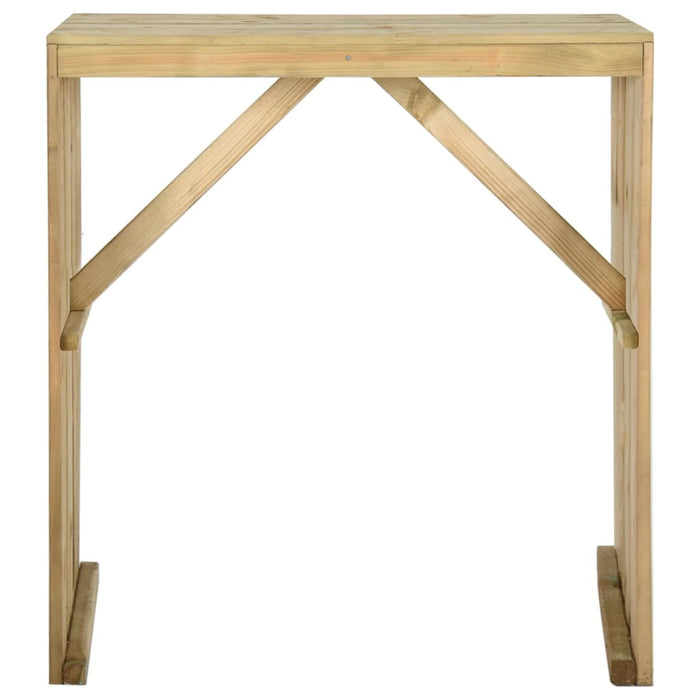 Set mobilier de bar de grădină, 5 piese, lemn de pin tratat - WALTI WALTI