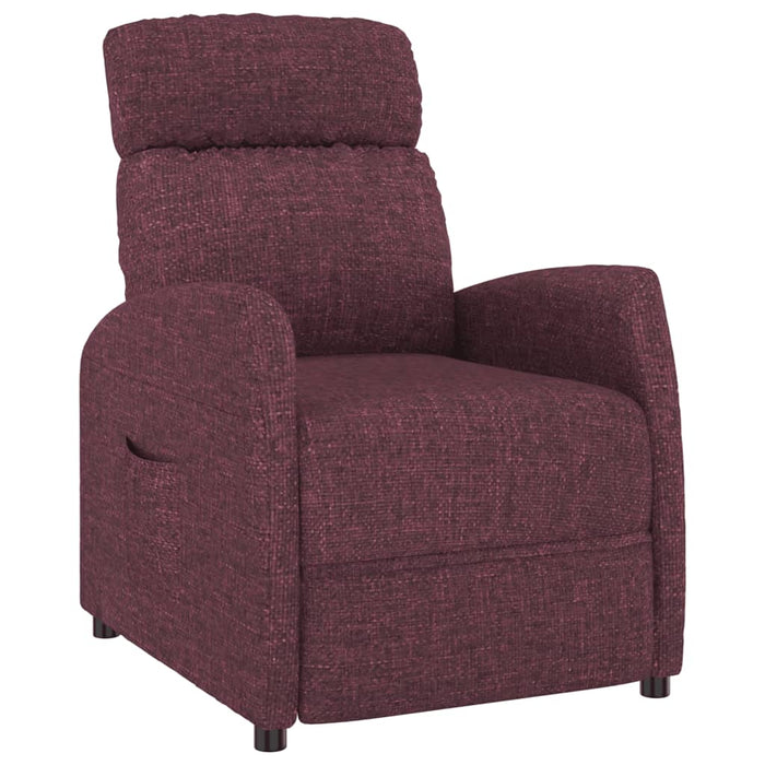 Fotoliu rabatabil, violet, material textil WALTI