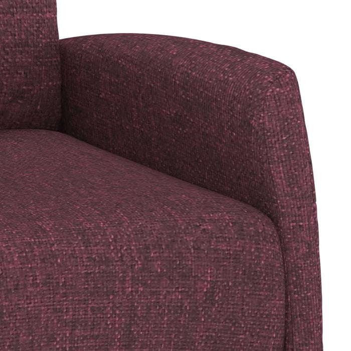 Fotoliu rabatabil, violet, material textil WALTI