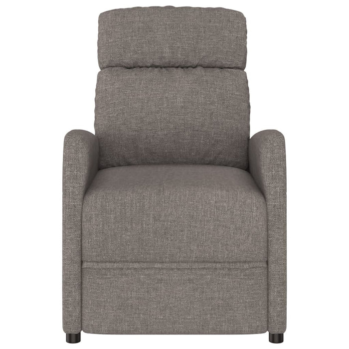 Fotoliu rabatabil, gri taupe, material textil WALTI