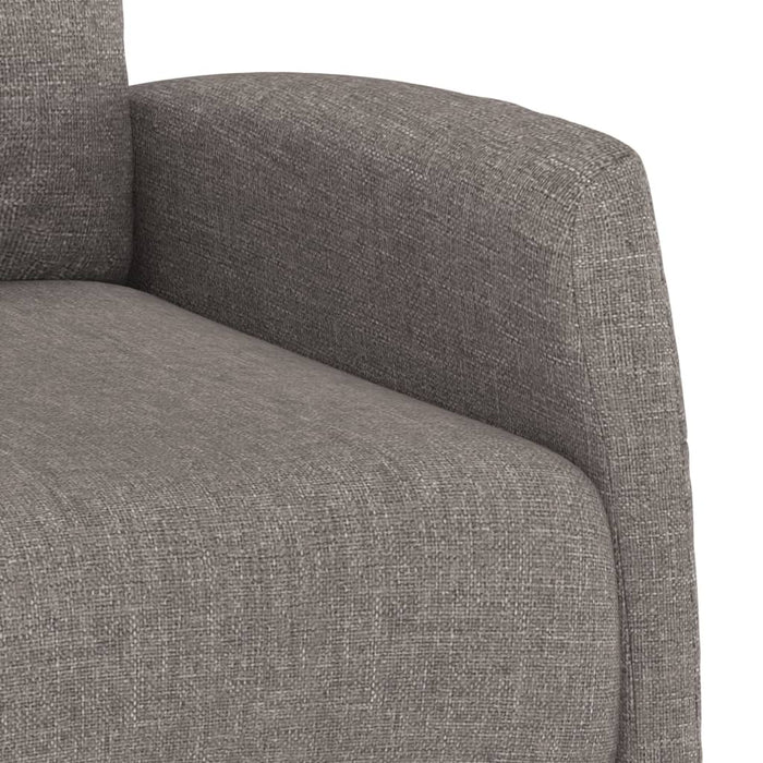 Fotoliu rabatabil, gri taupe, material textil WALTI