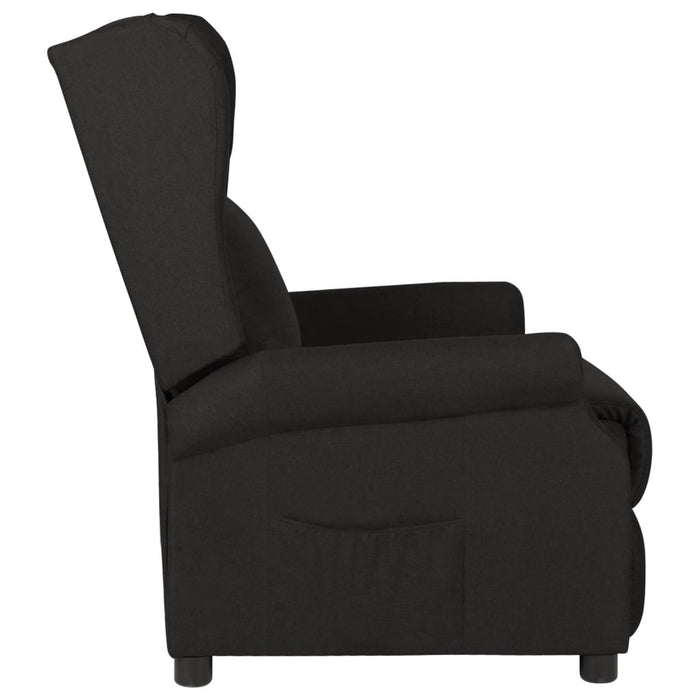 Fotoliu rabatabil, negru, material textil - WALTI WALTI