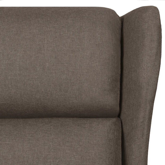 Fotoliu rabatabil, maro, material textil WALTI