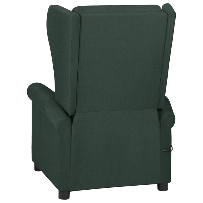 Fotoliu rabatabil, verde închis, material textil - WALTI WALTI