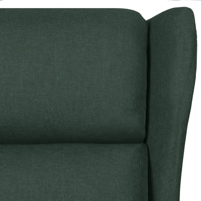 Fotoliu rabatabil, verde închis, material textil - WALTI WALTI