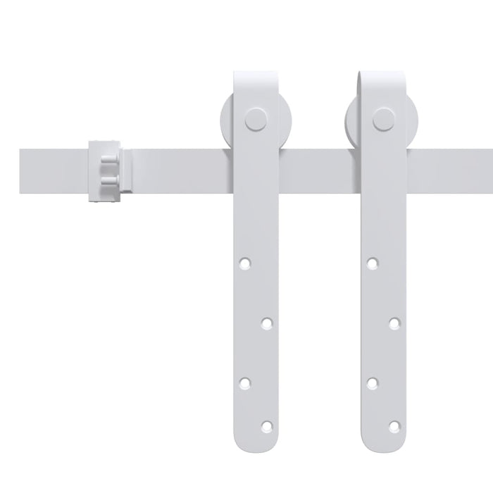 Set glisare mini ușă pentru dulap, alb, oțel carbon, 183 cm WALTI
