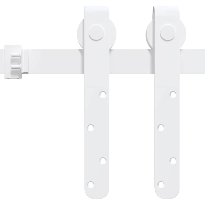 Set glisare mini ușă pentru dulap, alb, oțel carbon, 200 cm WALTI