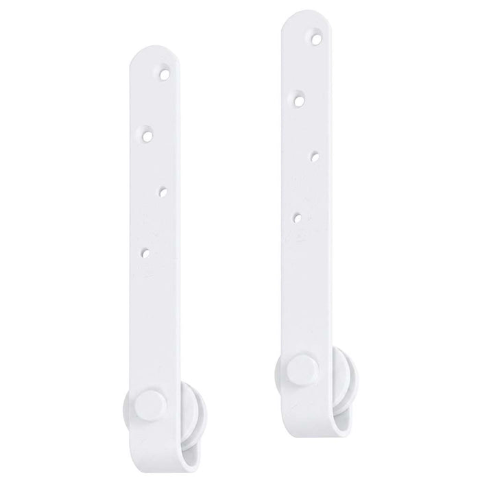 Set glisare mini ușă pentru dulap, alb, oțel carbon, 200 cm WALTI