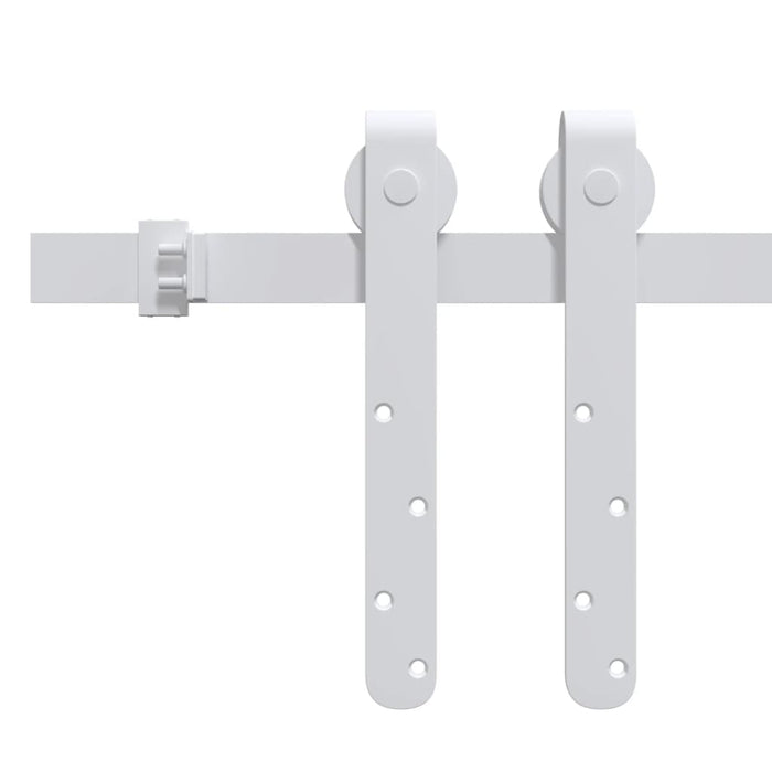 Set glisare ușă mini pentru dulap, alb, oțel carbon, 122 cm - WALTI WALTI