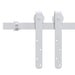 Set glisare ușă mini pentru dulap, alb, oțel carbon, 122 cm - WALTI WALTI