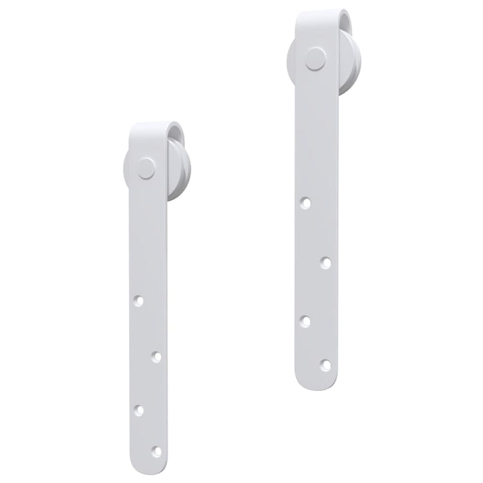 Set glisare ușă mini pentru dulap, alb, oțel carbon, 122 cm - WALTI WALTI