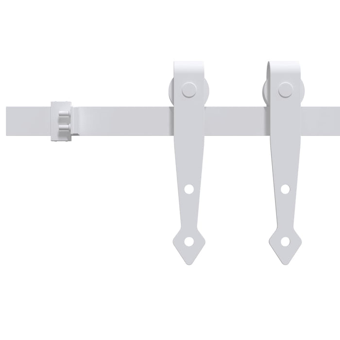 Set glisare mini ușă pentru dulap, alb, oțel carbon, 183 cm - WALTI WALTI