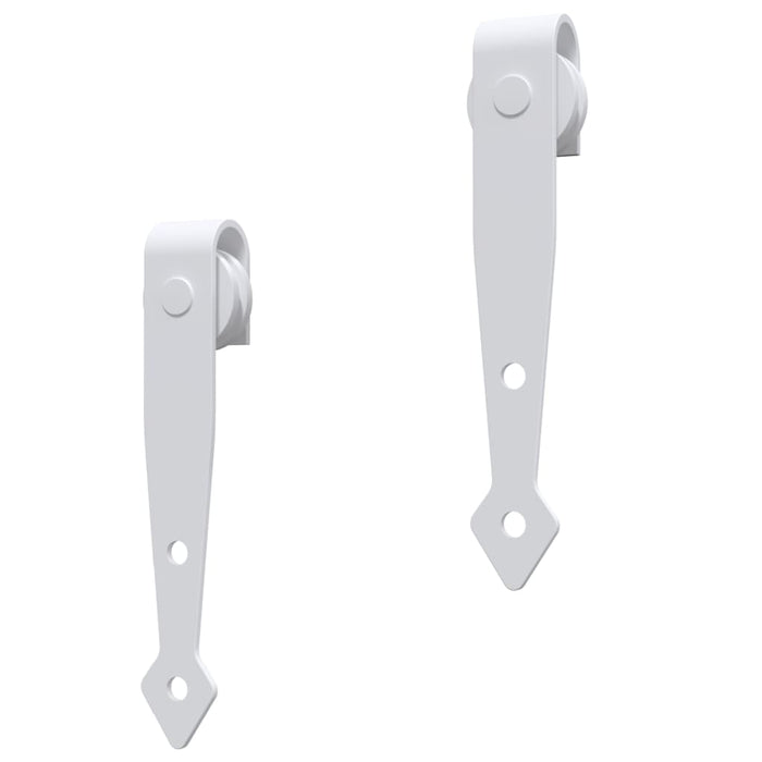 Set glisare mini ușă pentru dulap, alb, oțel carbon, 183 cm - WALTI WALTI