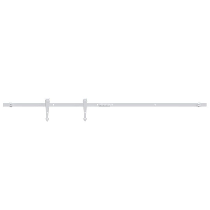 Set glisare ușă mini pentru dulap, alb, oțel carbon, 152 cm - WALTI WALTI