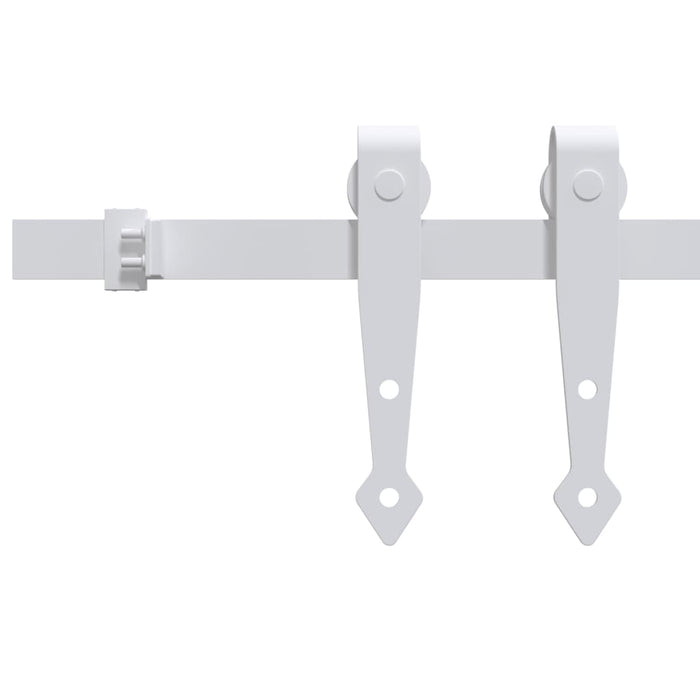 Set glisare ușă mini pentru dulap, alb, oțel carbon, 152 cm - WALTI WALTI
