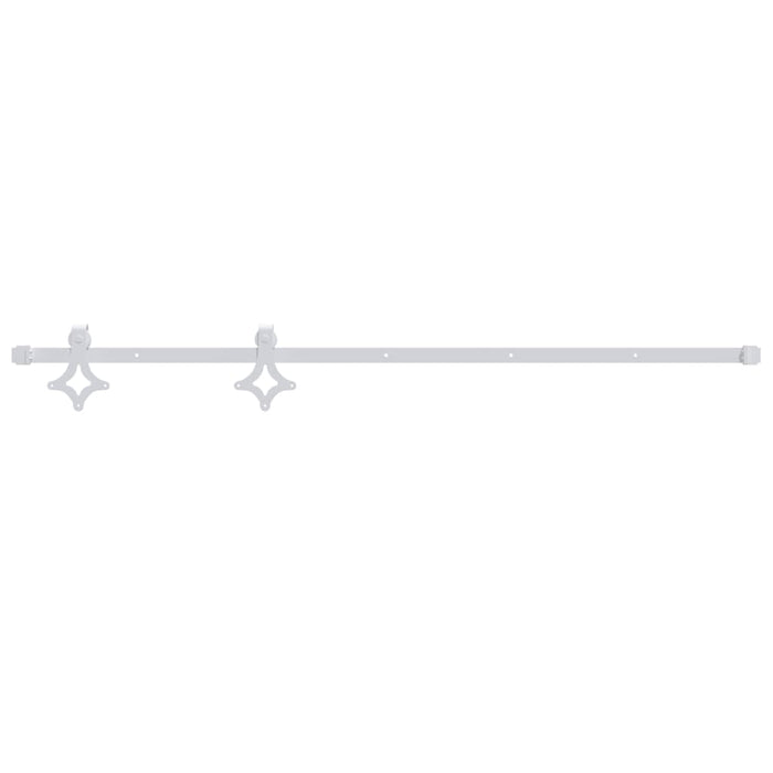 Set feronerie pentru uși glisante, alb, 183 cm, oțel - WALTI WALTI