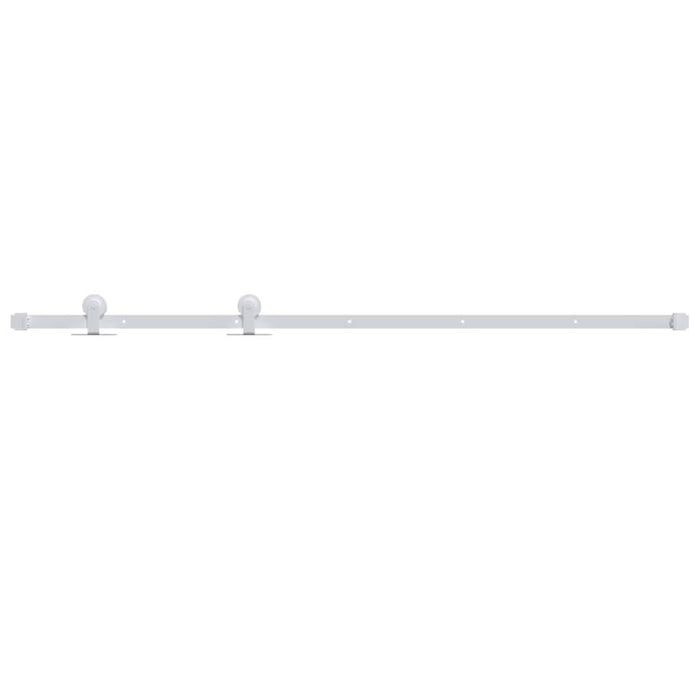 Set feronerie pentru uși glisante, alb, 183 cm, oțel - WALTI WALTI