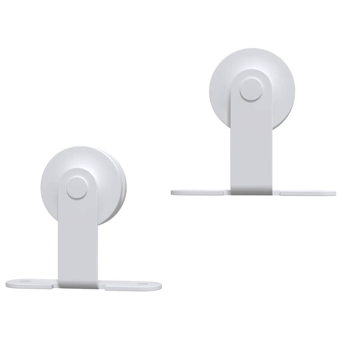 Set feronerie pentru uși glisante, alb, 183 cm, oțel - WALTI WALTI