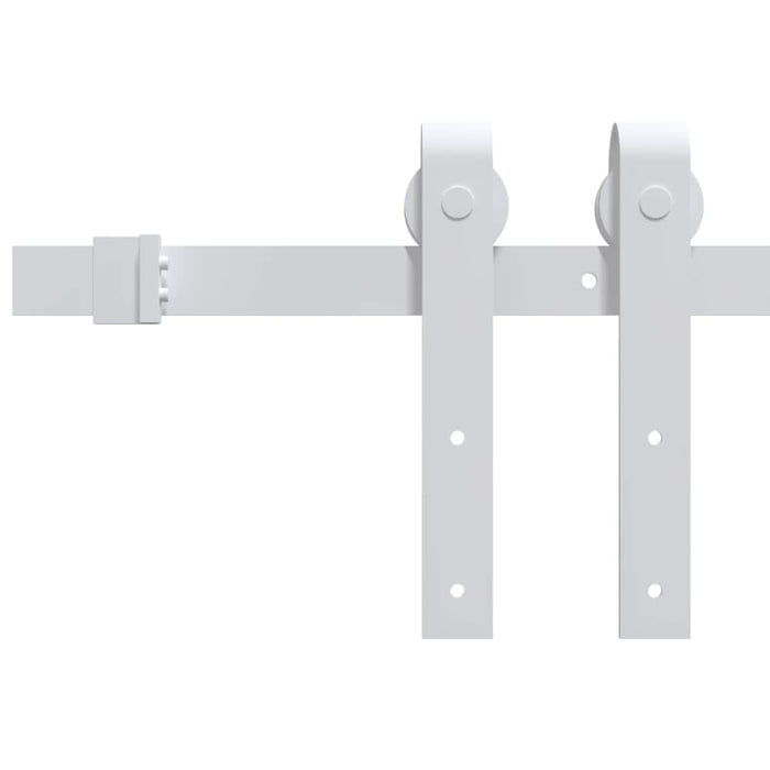 Set feronerie pentru uși glisante, alb, 183 cm, oțel - WALTI WALTI