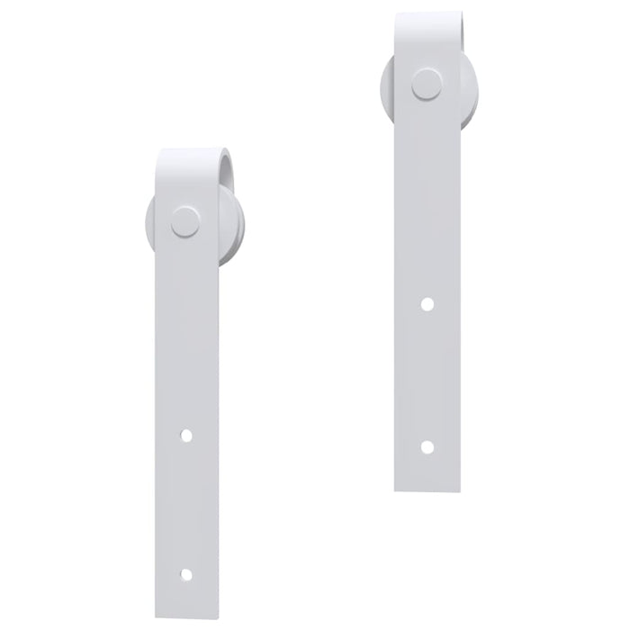 Set feronerie pentru uși glisante, alb, 183 cm, oțel - WALTI WALTI