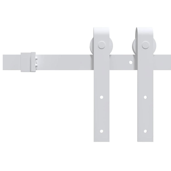 Set feronerie pentru uși glisante, alb, 200 cm, oțel - WALTI WALTI