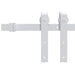 Set feronerie pentru uși glisante, alb, 200 cm, oțel - WALTI WALTI