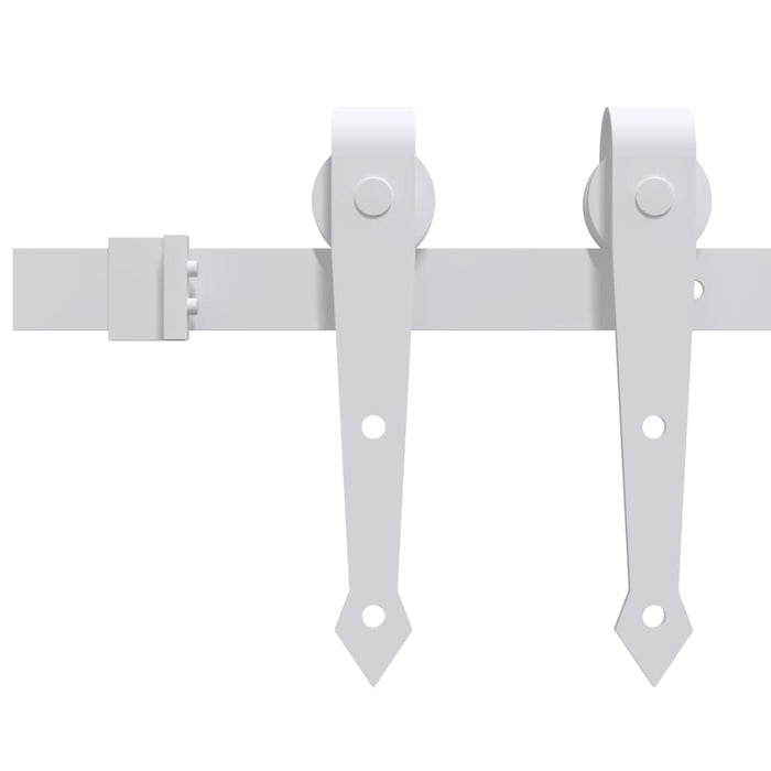 Set feronerie pentru uși glisante, alb, 183 cm, oțel - WALTI WALTI