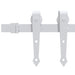 Set feronerie pentru uși glisante, alb, 183 cm, oțel - WALTI WALTI