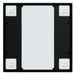 Oglindă de perete, negru, 40x40 cm, metal - WALTI WALTI