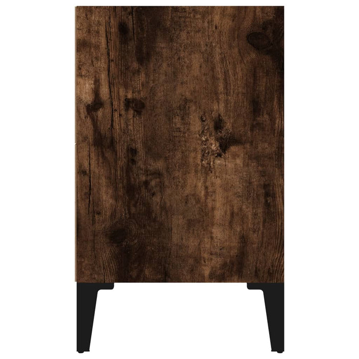 Noptieră cu picioare din metal, stejar afumat, 40x30x50 cm - WALTI WALTI
