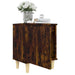 Noptiere picioare lemn masiv 2 buc. stejar fumuriu 40x30x50cm - WALTI WALTI