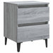 Noptiere picioare din metal, 2 buc., gri sonoma, 40x35x50 cm - WALTI WALTI