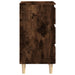 Noptiere picioare lemn masiv 2 buc. stejar afumat 40x35x69 cm - WALTI WALTI