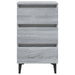 Noptieră cu picioare metalice, gri sonoma, 40x35x69 cm - WALTI WALTI