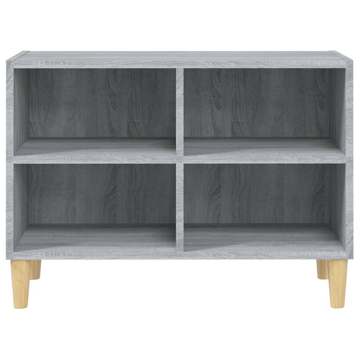 Comodă TV cu picioare lemn masiv, gri sonoma, 69,5x30x50 cm - WALTI WALTI